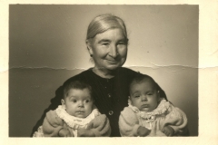 Eufemia con Rafita y Mari Carmen