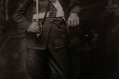 Felipe Sanz en la mili