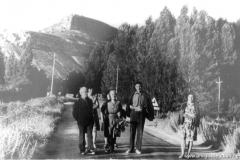Sabina Salvador, Frutos, María Cantera, Ester, Pilar Cantera y Victorino Salvador