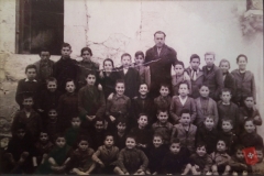 Don Leopoldo Rojo con sus alumnos 1936+-